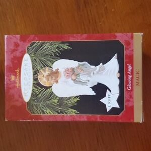 HALLMARK Keepsake Light up Glowing Angel Ornament.